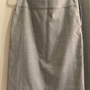 Gray pencil skirt